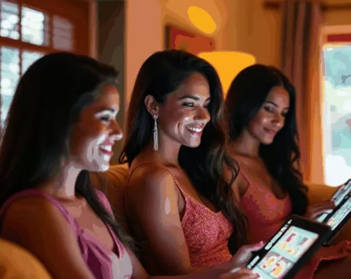 Red Tiger live stream interface on babawin login showing multi-angle camera feed and chat